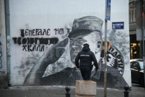 Mural Ratku Mladiću na Vračaru