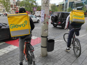 Dostavljači platforme Glovo u Beogradu