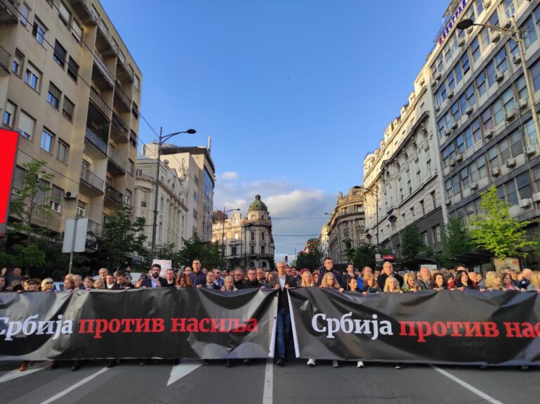 Protest "Srbija protiv nasilja"