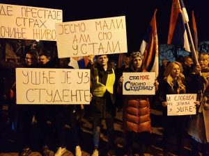 Protest u Ušću; Foto: Bojana Minović