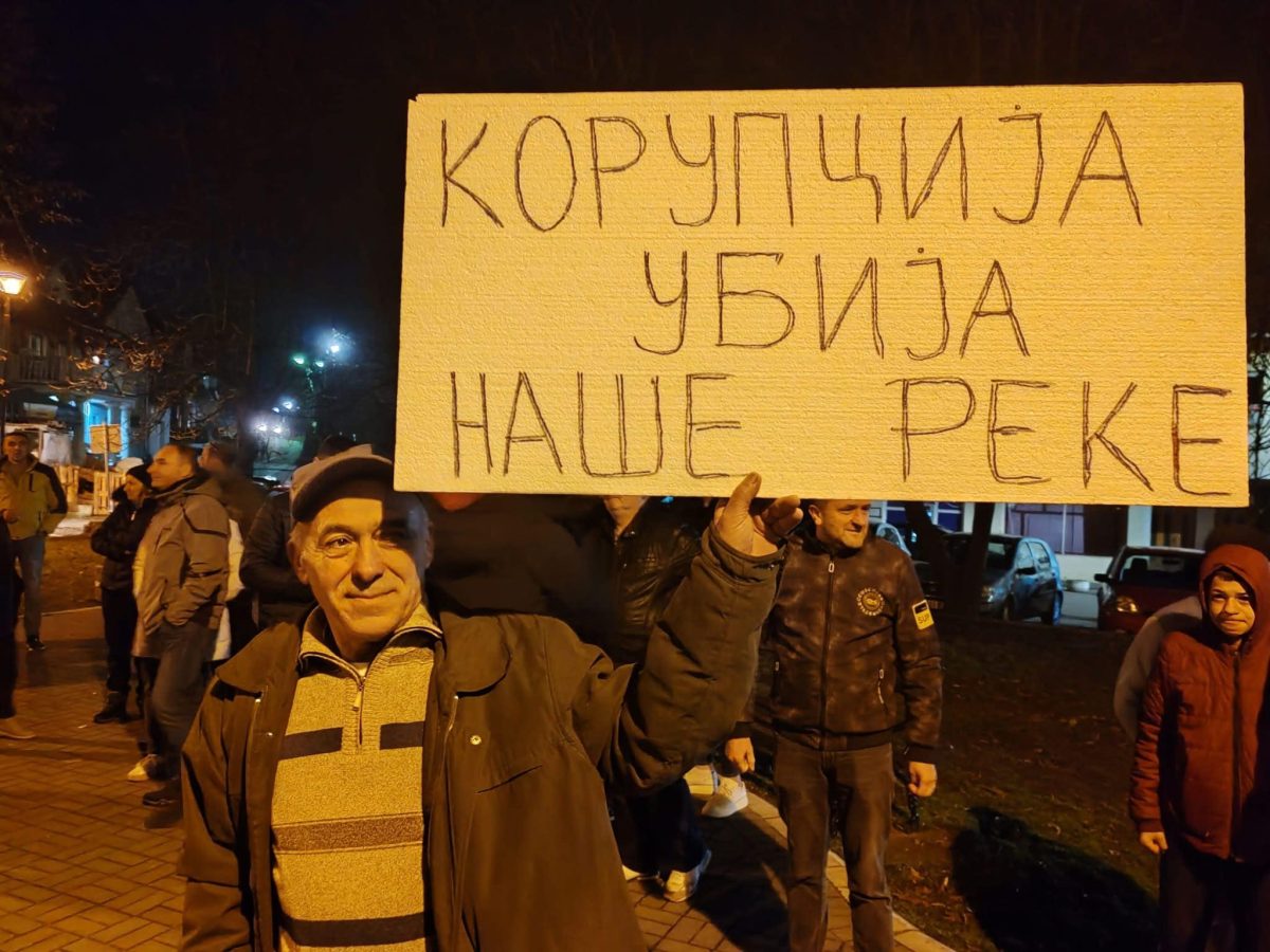 Protest u Ušću; Foto: Bojana Minović
