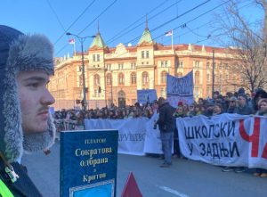 Protest prosvetnih radnica Školski čas u zadnji čas; Foto: Mašina