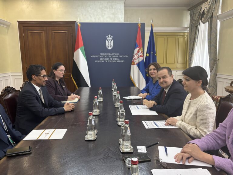 Ministar Dačić sa ambasadorom Ujedinjenih Arapskih Emirata