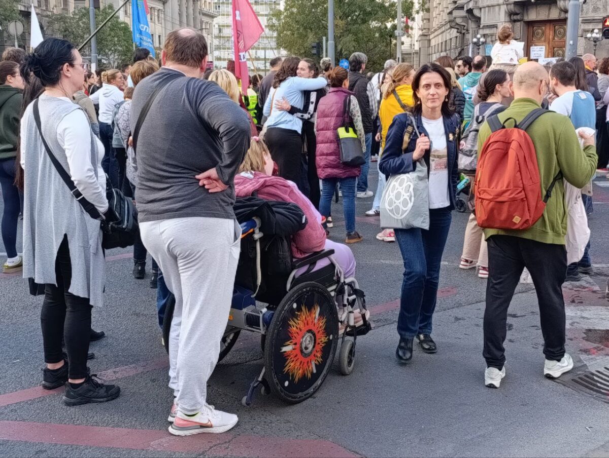 Protest za Zakon roditelj-negovatelj