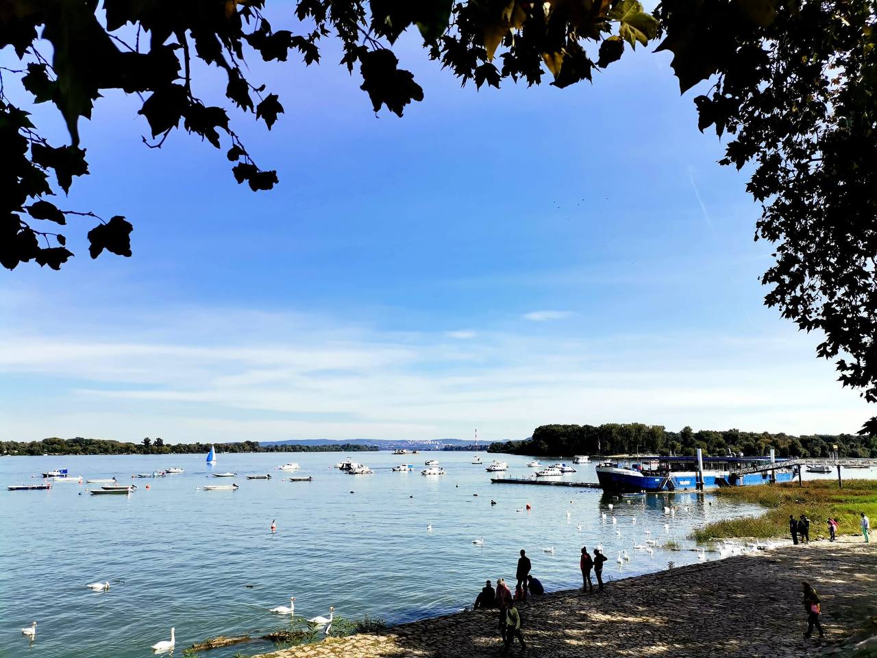 Pogled na Lido sa Zemunskog keja