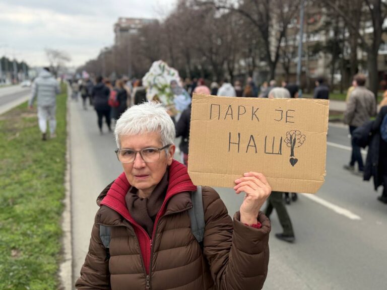 Park je naš, protest protiv izgradnje Akvarijuma