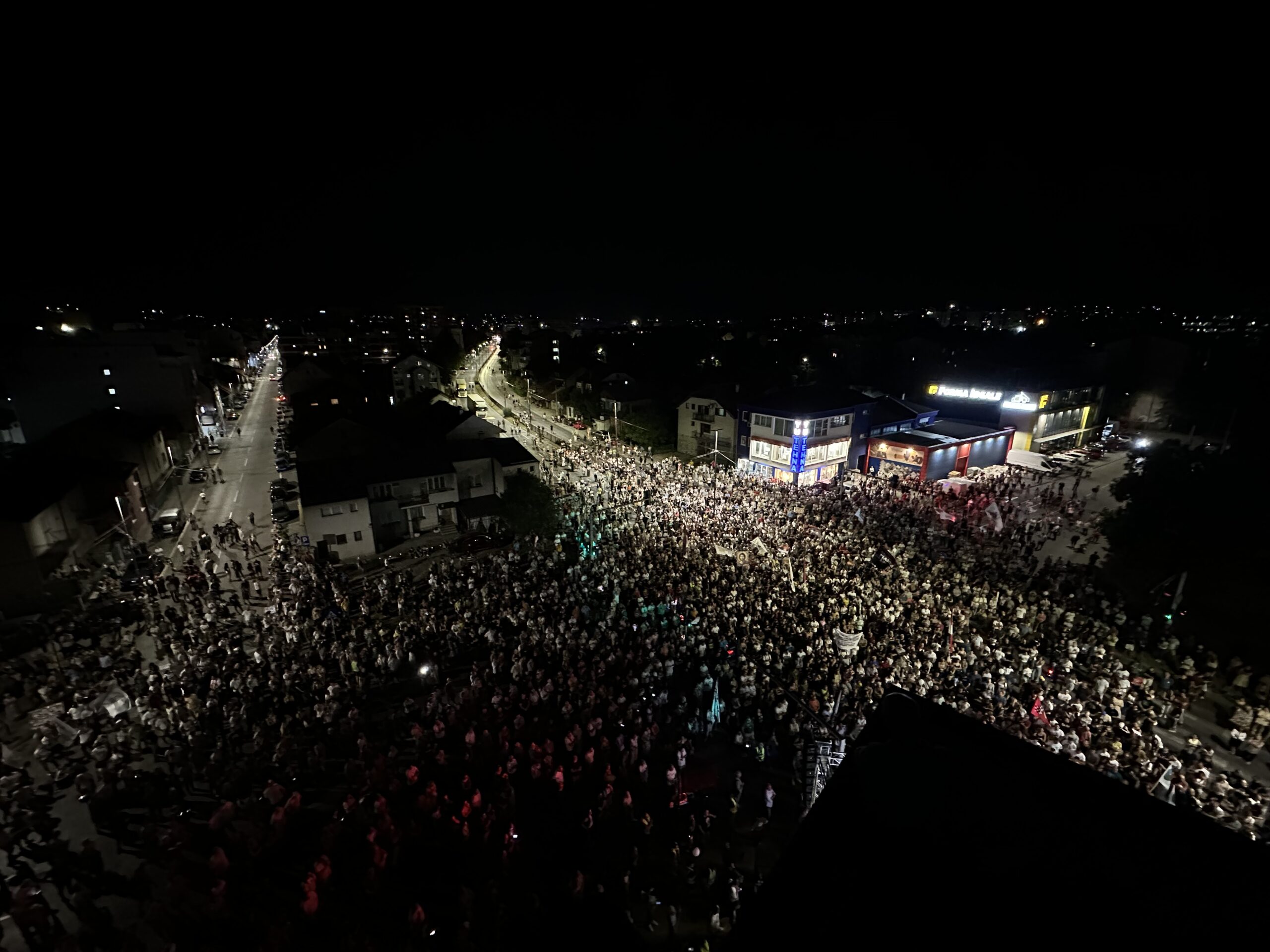 Protest u Valjevu